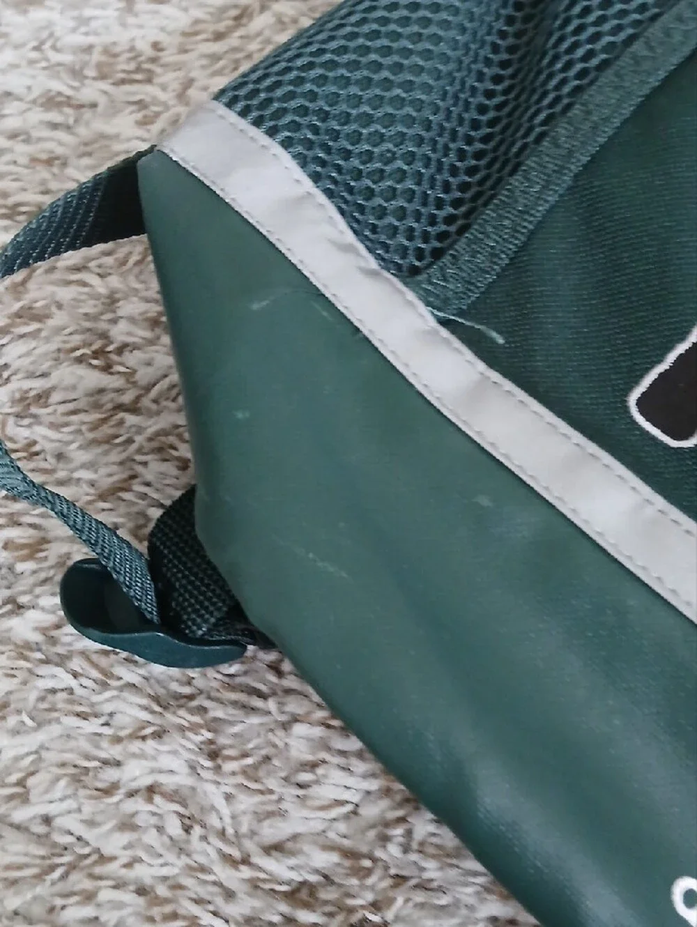 Adidas Marvel Boy's Green Backpack with Superhero Silhouette Small